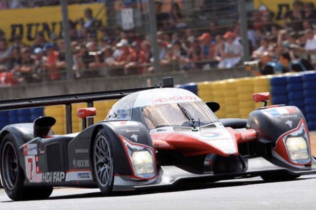 Peugeot en su última victoria en Le Mans