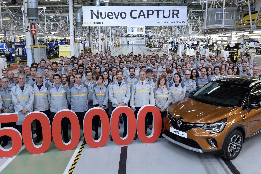 El Renault Captur español 1,5 millones.