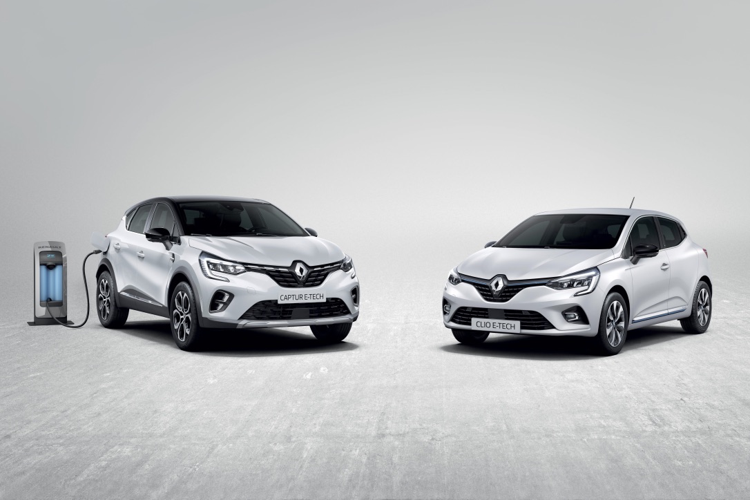 Captur y Clio E-Tech.