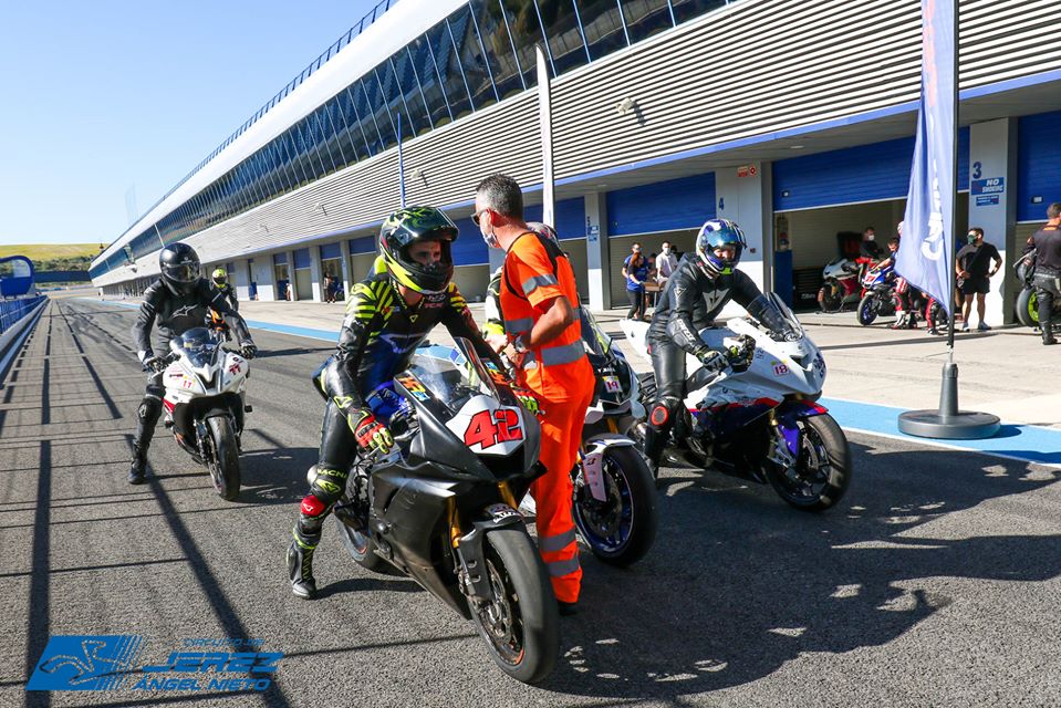 Marcos Ramírez en sus pruebas. Foto: Circuito de Jerez.