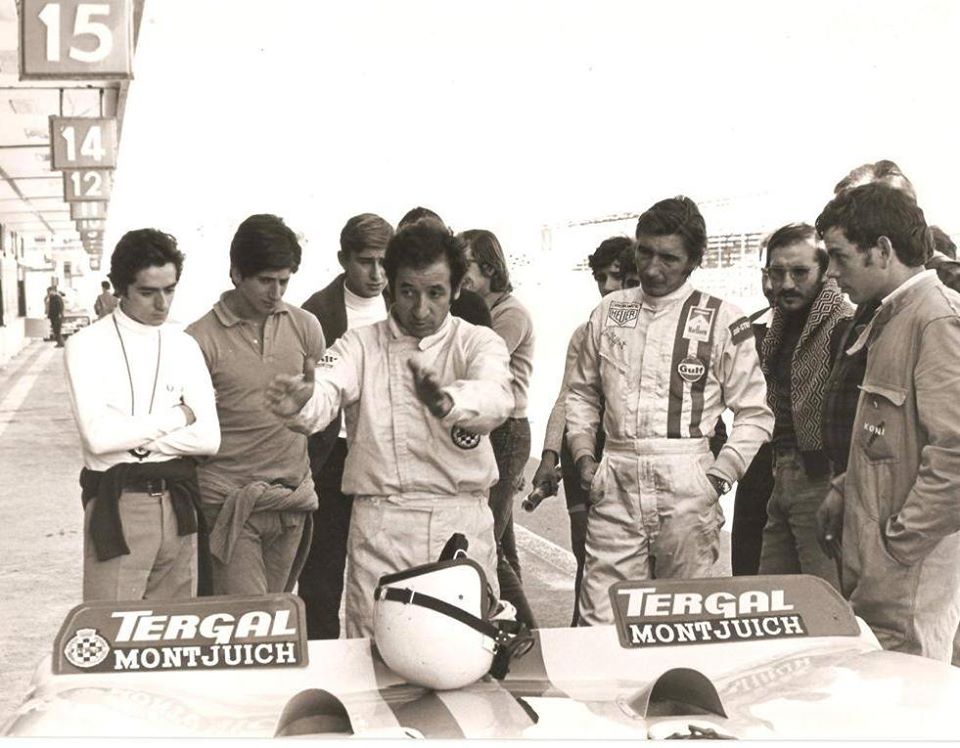Juan Fernández junto a otra leyenda, Jo Siffert. Foto: EM.