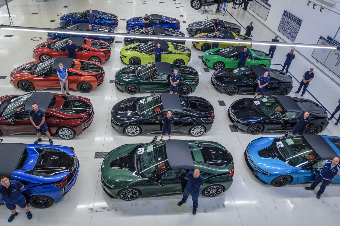 Los últimos BMW i8.