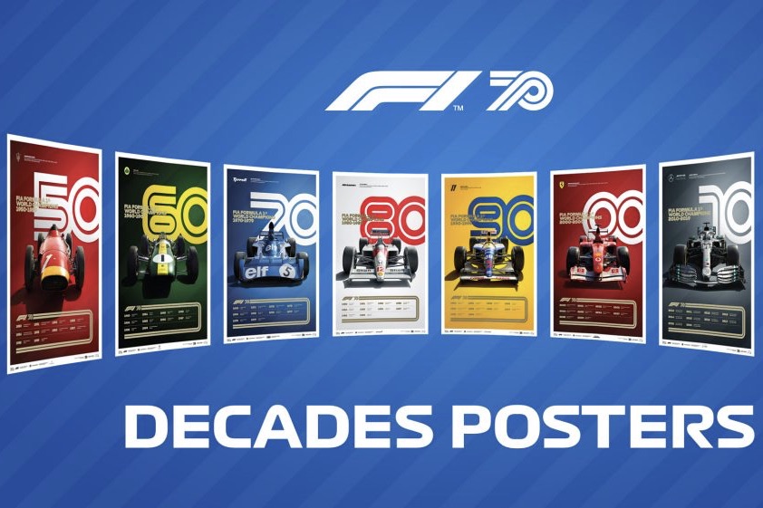 Los posters de la F1.