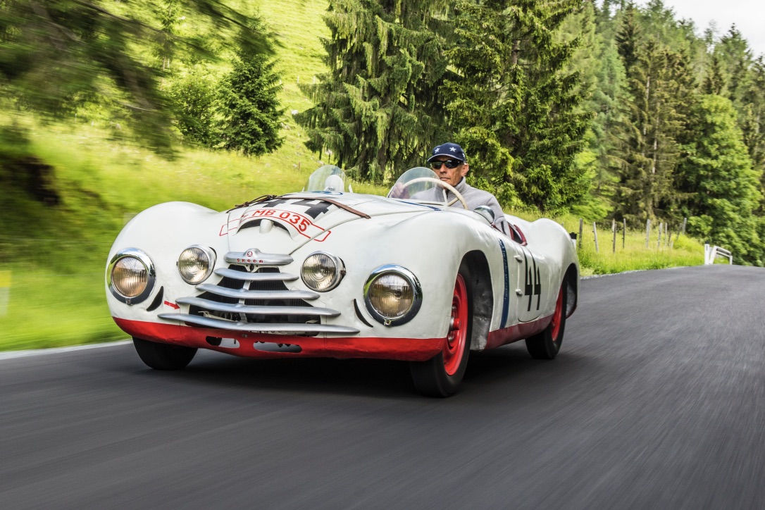 HJ Stuck y el Skoda Sport 1950.