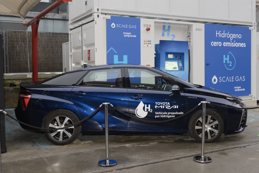 Estación de hidrógeno.