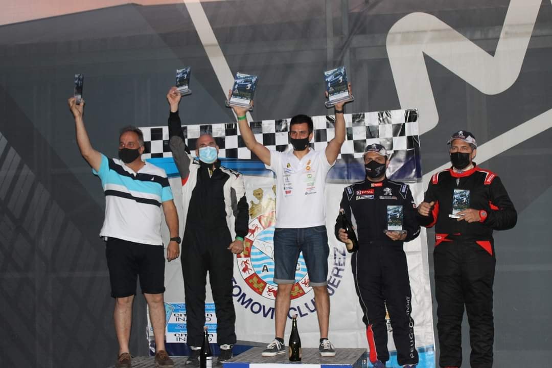 Podio Rally de Jerez.