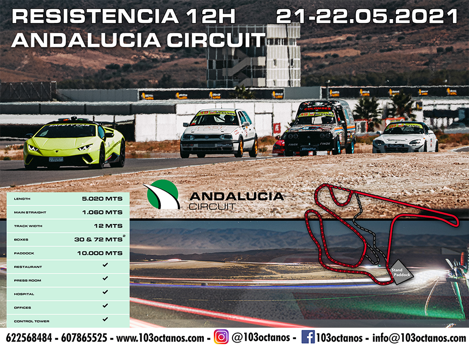 Resistencia 12H Andalucia cartel