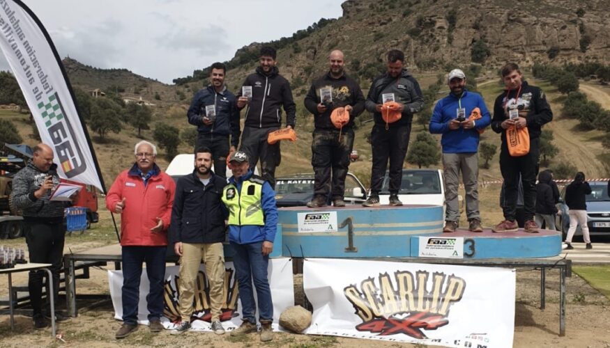 Podio del CAEX en Pizarra.