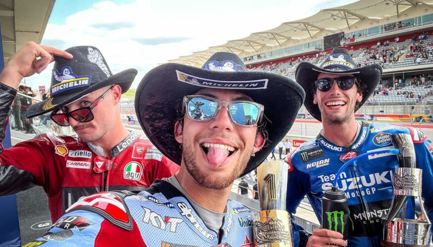 Podio de Austin MotoGP 2022.